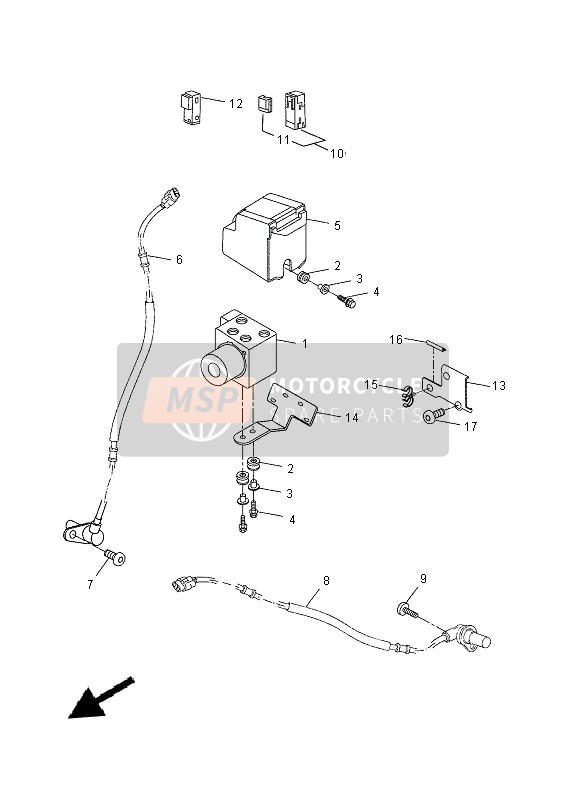 Yamaha YP250RA 2015 Elektrisch 3 voor een 2015 Yamaha YP250RA